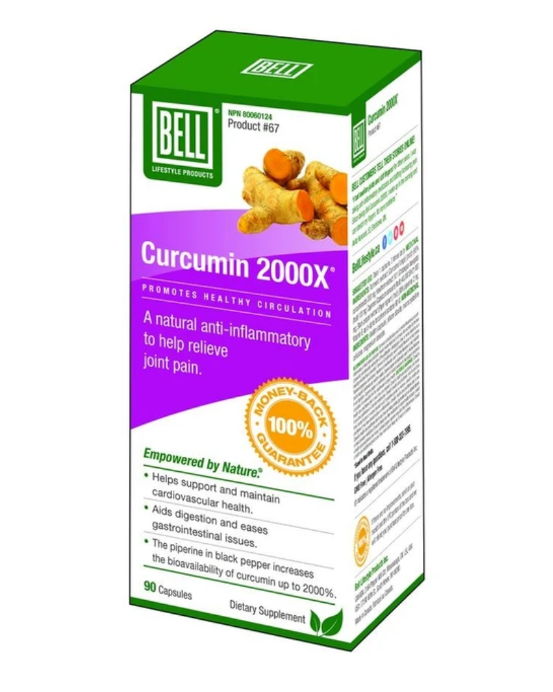 Bell Curcumin 2000X is a natural anti-inflammatory supplement that can be used for many different issues or even if you just want to stay healthy. With its antioxidant, anti-inflammatory, and antimicrobial properties, Curcumin 2000X is a great supplement that you can count on. Cayenne, included in the formula, is traditionally used in herbal medicine to aid digestion