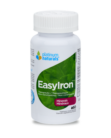 EasyIron is a gentle and non-constipating iron formula. It combines iron bisglycinate, which is 4.5x better absorbed than most other forms of iron, with our Superior Nutrient Absorption™ delivery system for maximum results.