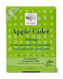 Apple Cider is the tablet you need as a simple and convenient way to take the traditional apple cider vinegar, without the vinegar taste. The tablet contains apple cider vinegar powder, made from European quality-controlled apples, and is manufactured in pharmaceutical grade facilities in Sweden.