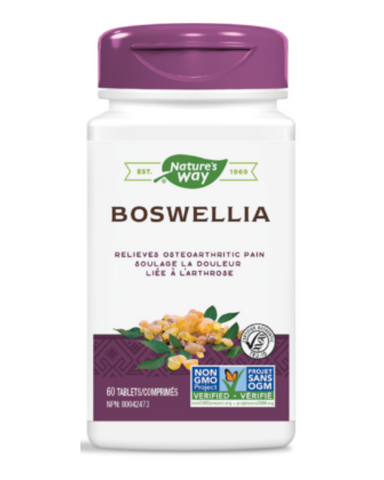 Boswellia extract is standardized to 65% boswellic acids, with the researched clinical dose used to support joint health and mobility.