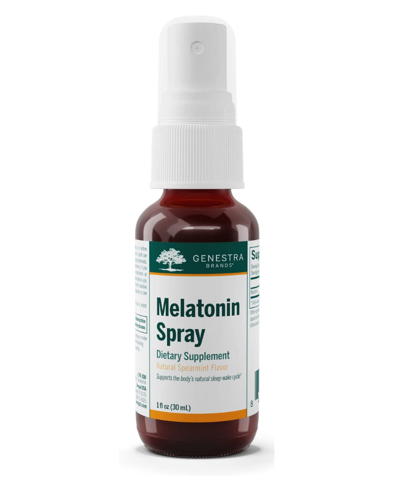 Genestra Melatonin Spray helps increase the total sleep time in people suffering from sleep restriction or altered sleep schedule.  It helps relieve the daytime fatigue associated with jet lag and helps re-set the body's sleep-wake cycle.
