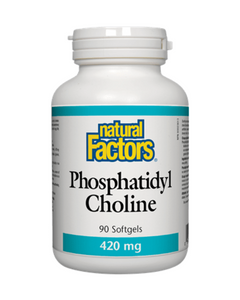Natural Factors - Phosphatidyl Choline 420 mg - 90 Softgels