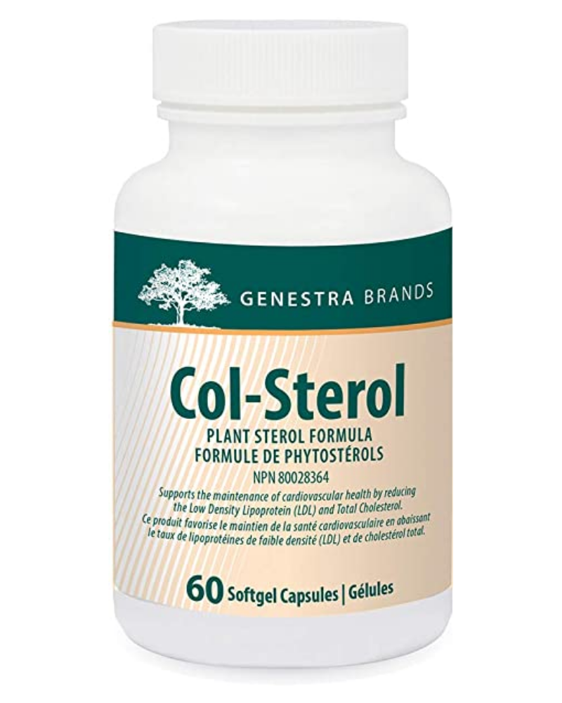 Genestra Col-Sterol is a combination of Brassica napus plant sterols to support the maintenance of cardiovascular health by reducing low density lipoprotein (LDL) and total cholesterol.