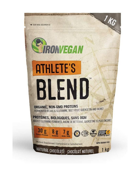 ATHLETE'S BLENDTM was designed with the most ingredient conscious athlete in mind. Each serving provides 30 grams of organic, non-GMO plant based protein which supplies a complete range of essential amino acids and helps to build and repair body tissues.