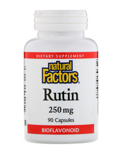 Rutin is a potent bioflavonoid with powerful antioxidant properties which can increase circulation. Natural Factors Rutin also contains vitamin C for increased absorption.