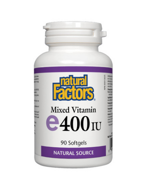 Natural Factors Mixed Vitamin E offers naturally sourced vitamin E (d-alpha-tocopherol) with mixed tocopherols beta, delta, and gamma for greater benefits. Vitamin E is a powerful antioxidant that offers protection from free radicals and helps in the maintenance of good health