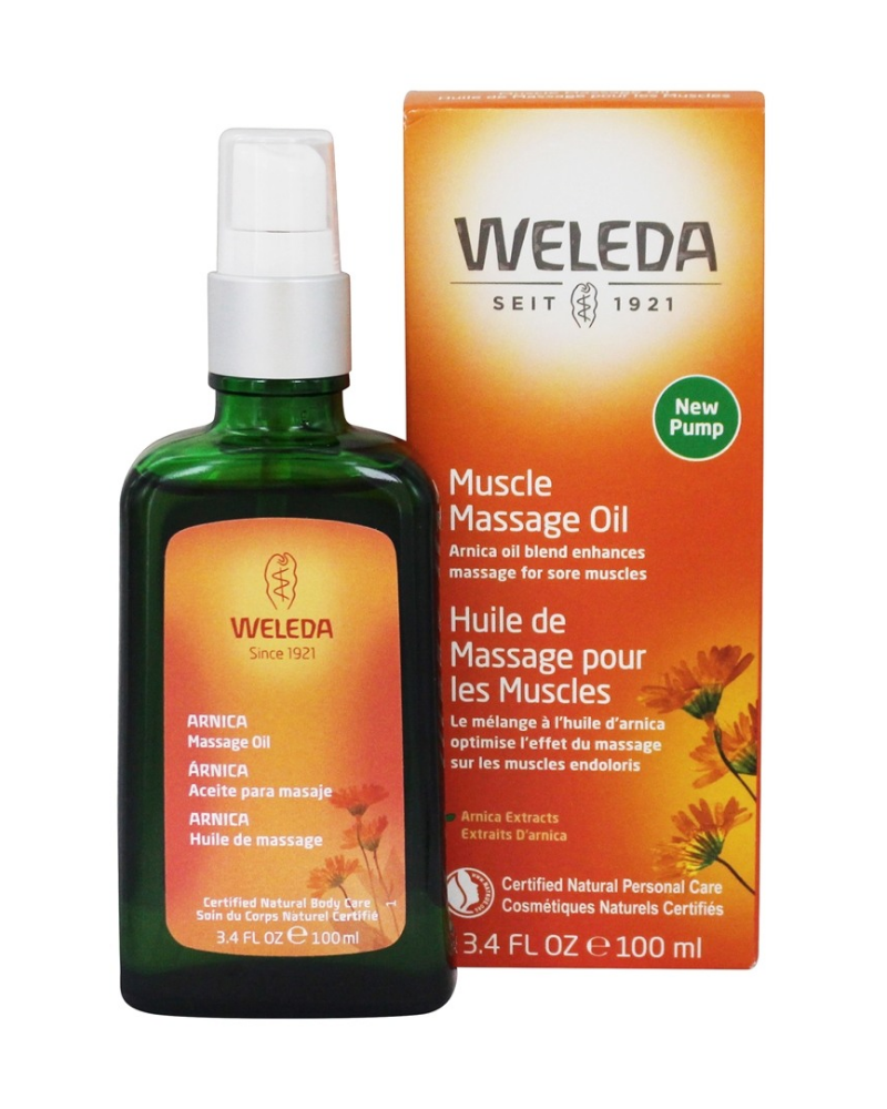 Weleda Arnica Muscle Massage Oil, 3.4 Fluid Ounce  