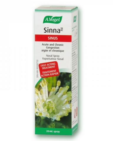 A.Vogel Sinna Nasal Spray for sinus congestion and blocked nose.