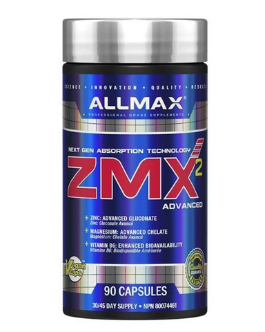 ALLMAX has achieved maximum absorption levels with Next Generation ingredients like P5P (Vitamin B6 in the advanced Pyridoxal-5-Phosphate form) delivering 550%, and ionically-bound Zinc Gluconate at 200%.*