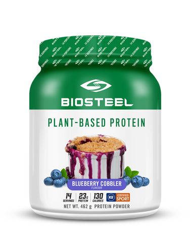 New BioSteel Plant-Based Protein in a new a delicious dessert flavour! A premium blend of organic brown rice, pea, and pumpkin seed proteins. Natural and non-GMO ingredients, this 100% vegan protein is a great option for those looking to add protein into their regime while on a plant-based diet.