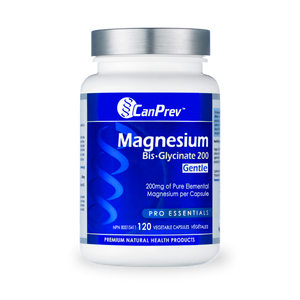 Can Prev Magnesium Bis-Glycinate 200 Gentle - 120 Vegetable Capsules