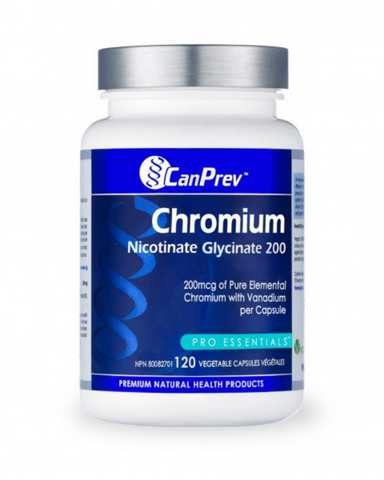 CanPrev’s Chromium Nicotinate Glycinate 200 contains a blend of chromium, glycine and niacin (vitamin B3) and is a superior formulation when it comes to absorption and gentleness. This particular composition is considered to be one of the safest and most efficient delivery forms of chromium. Be sure to have chromium by your side when those sweet cravings hit. Your body will thank you for it.