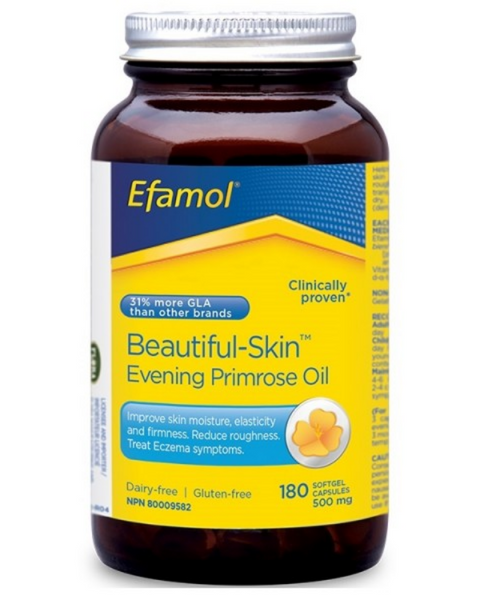 Looking for beautiful skin with that healthy glow? Efamol has you covered with their Pure Evening Primrose Oil. Not only is their formula beneficial to your skin but it is also clinically proven to relieve symptoms of atopic eczema, including redness, itchiness and swelling. Start feeling velvety smooth with Efamol Pure Evening Primrose Oil capsules!