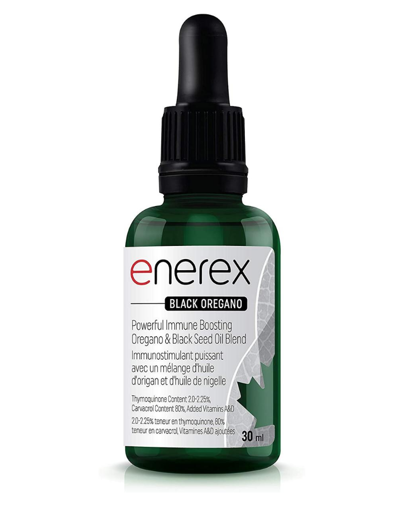 Enerex Black Oregano blends two long-standing Mediterranean herbal oils. It combines pure Black Seed Oil and our wild-crafted Oregano Oil with antioxidant powerhouses Vitamin A and Vitamin D to provide a one-two punch to immune system invaders.