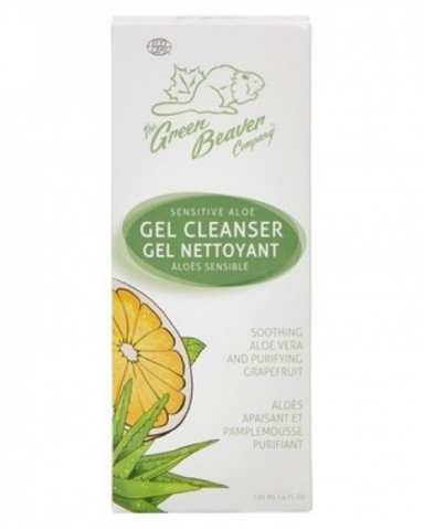 Our Green Beaver natural sensitive aloe gel cleanser is specifically formulated for sensitive skin. Organic aloe vera concentrate combined with soothing chamomile relieve red, irritated sensitive skin while the purifying grapefruit gently dissolves excess oils leaving your skin to feel clean, fresh and balanced. If you have acne-prone skin, this is the perfect product for your face!