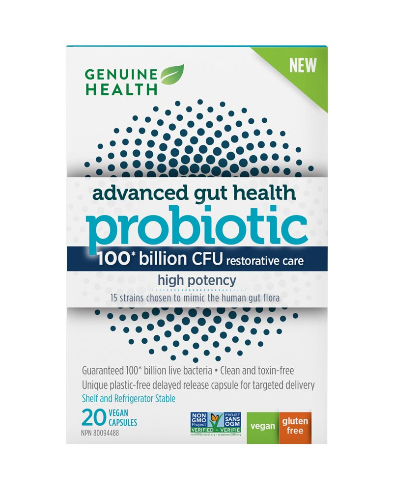 Gut imbalance can happen due to high stress, digestive issues or antibiotic use. Advanced gut health probiotic high potency helps to replenish the gut with good bacteria. A Balanced Formula 100 billion CFU from 15 carefully chosen strains in one convenient capsule per day. Multi-strain balanced formula to help restore a healthy and diverse gut ecology. Highly Controlled Process Temperature and humidity controlled environment. Strains are cleaned to remove toxins and weak cells, for a clean, stable and pure 