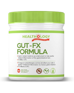 Gut health is the foundation of our overall health. Our digestive system allows us to break down and absorb nutrients (and energy) from food and eliminate toxins from the body. It is also the control center of our immune system, and produces many of our hormones including serotonin and dopamine, which impact our mood, sleep, appetite and the nervous system.  Healthology GUT-FX is the ultimate formula to heal inflammation and restore our gut-neighbourhood. It provides the building blocks that your body needs