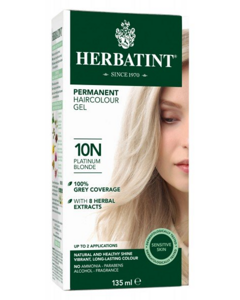 Herbatint "N" Series Natural Herb Based Hair Colour is the most natural permanent hair colouring gel! It is a unique hair color formula that not only gently colours hair, but also protects and nourishes it.
