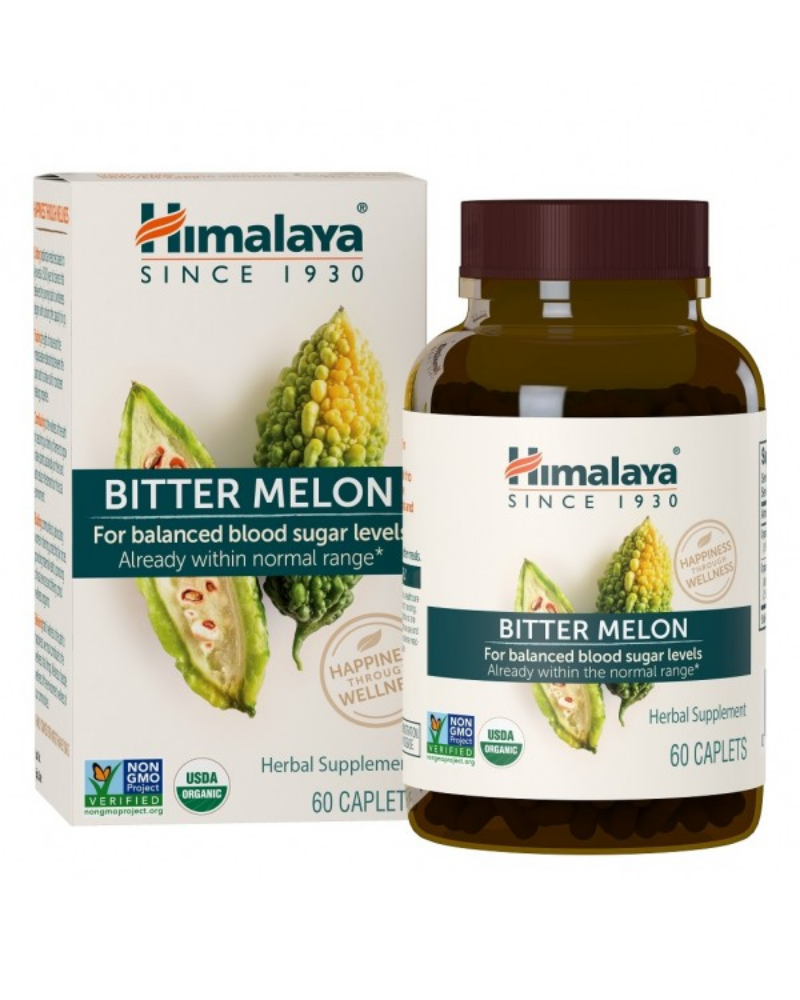In India and other parts of Asia, Bitter Melon is a commonly-enjoyed food. In its twice-a-day supplement caplet form, Himalaya Organic Bitter Melon supports your body’s blood sugar levels already within normal range. When taken along with a healthy diet and regular exercise, it supports your healthy body weight too.*