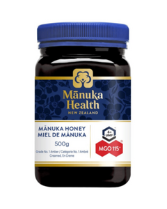 ﻿Manuka Health Manuka Honey MGO 115+ UMF 6+ with grade no. 1 amber honey.