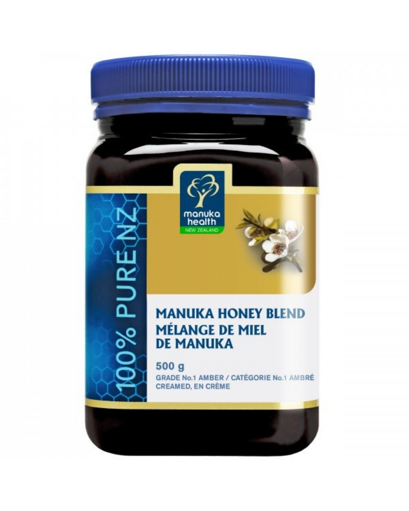 Blend Manuka Honey is labeled based on the minimum Methylglyoxal content (mg/kg) it contains. Methylglyoxal has been scientifically proven to be the natural compound in manuka honey responsible for its stable antibacterial activity. This is the unique activity responsible for the benefits associated with manuka honey. The higher the Methylglyoxal content of MGO Manuka Honey, the stronger the antibacterial activity. Please note that MGO 100+ has been identified as the minimum required for health benefits.