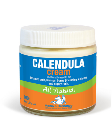 This Martin & Pleasance calendula cream is traditionally used to aid inflammation, scalds, minor wounds and diaper rash.
