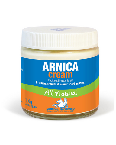 This Martin & Pleasance Arnica Cream is traditionally used to aid bruising, sprains, and minor sports injuries.