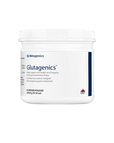 Glutagenics® features three key ingredients—glutamine, deglycyrrhizinated licorice (DGL), and aloe gel—that are designed to support the integrity and healthy function of the gastrointestinal lining. A healthy gastrointestinal lining is essential for proper digestion, immune function, and overall health.*