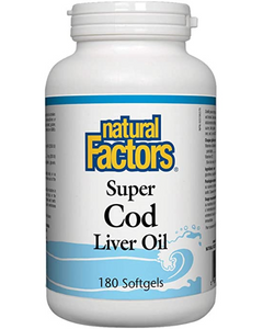 Natural Factors Super Cod Liver Oil is a rich source of vitamins A and D for the maintenance of good health and for the development and maintenance of healthy bones and teeth. The convenient dosage of one softgel daily helps maintain eyesight, skin, membrane, and the immune function.