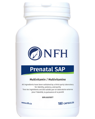 Vitamin and mineral supplementation, while planning for parenthood and during pregnancy, helps ensure optimal nutrition for the health of the mother and unborn baby. Pre Natal SAP provides therapeutic doses of a variety of supplemental nutrients aimed at preventing and correcting vitamin and mineral deficiencies, and achieving benefits seen beyond typical dietary intake levels.