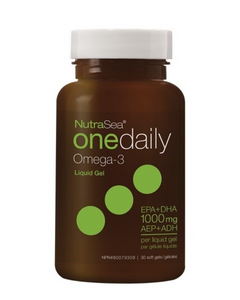 NutraSea is a great choice for an ultra-pure and balanced omega-3 supplement. With 1000 mg of EPA+DHA per serving, NutraSea One Daily promotes the maintenance of good health.