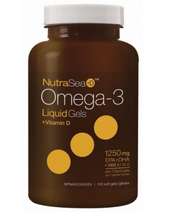 If you’re looking for a balanced omega-3 supplement combined with the benefits of 1000IU of vitamin D, try NutraSea+D. In addition to the maintenance of overall good health, cardiovascular health, and brain function, the added boost of vitamin-D promotes healthy bones and teeth. It’s also beneficial for the development of the brain, eyes, and nerves in children and adolescents.