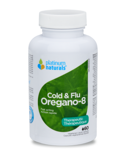 Stop common colds and flu before they start. With its synergistic blend of ingredients, Oregano-8 is fast and effective at fighting colds and flu, and also helps prevent them. You can count on Oregano-8 to attack the infection while supporting and strengthening your immune system.
