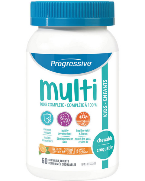 While your children are growing and maturing, the nutrients they consume play a critical role in ensuring not only robust health, but also their proper development both physically and mentally. Progressive Multivitamins for Kids offers a comprehensive strategy for supporting the unique nutritional needs of active children.