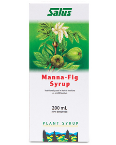 This syrup is a herbal product made of real, natural manna and an aqueous extract from dried figs. It may help to prevent slugghishness of the bowels and constipation. Manna contains a high percentage of mannitol sugar alcohol which binds water and therefore can make the stool softer.