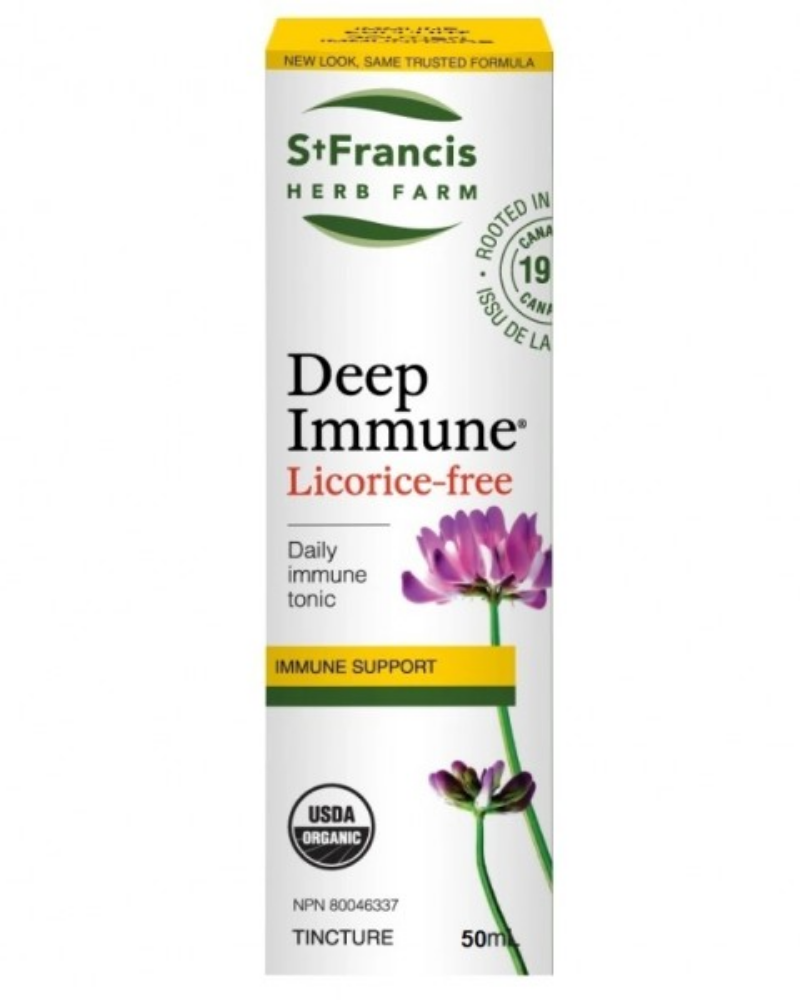 Deep Immune Licorice-Free version of Deep Immune daily if you want to keep your immune system balanced, but you need to avoid licorice because have a problem with high blood pressure. A balanced immune system is a healthy immune system. 