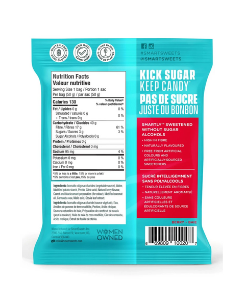 Sweet Fish are the #1 fish in the sea - for real they’re our most popular #KickSugar candy! Bursting with berry-goodness, it’s no wonder they’re the captain of #TeamSweet.  We’ve innovated plant-based Sweet Fish with our pinky promise: delicious candy free from sugar alcohols, artificial sweeteners and added sugar. 