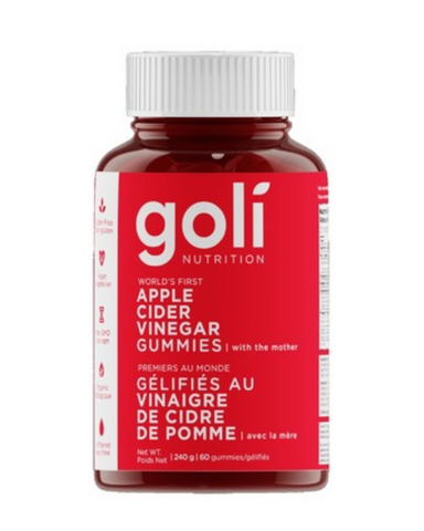 For those looking for a different take on apple cider vinegar. Goli Apple Cider Vinegar Gummies contain all of the age old benefits of traditional apple cider vinegar in an easy to take gummy form! Taste the apple! Not the vinegar!
