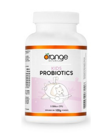 Research shows that certain strains of probiotics help restore a healthy gut flora after the use of antibiotics and cases of diarrhea. Orange Naturals’ Kids Probiotics are formulated with species naturally found in the human intest inal microflora and frequently documented in the research for their therapeutic action. Kids Probiotics are a shelf-stable, family-friendly, multi-species and multi-strain probiotic powder formula. It’s unflavoured and easily mixes into drinks, or can be sprinkled onto food.