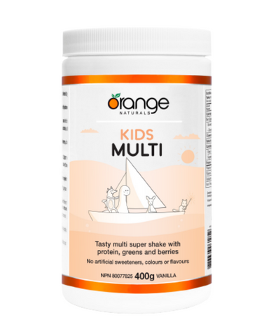 Kids Multi is a tasty super shake made specially for kids. It combines a daily multivitamin-mineral with just the right amount of plant protein, greens and superfruits.