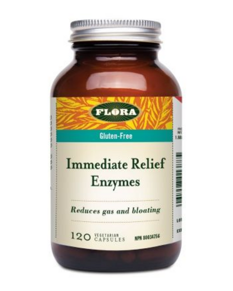 Immediate Relief Enzyme (formerly Ultimate Digestive Enzyme) helps reduce gas and bloating. It is especially suited to support starch digestion. This enzyme is great for people who have a dairy intolerance, or difficulty digesting beans and other legumes. It is ideal for people who follow more of a vegetarian diet.