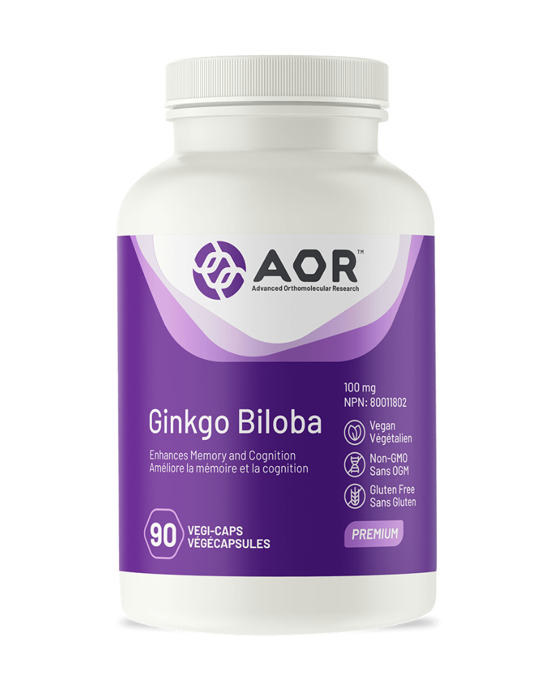 Ginkgo supports cognitive function in young healthy adults, older healthy adults and has been shown to improve cognitive performance and social functioning in patients with cognitive decline.
