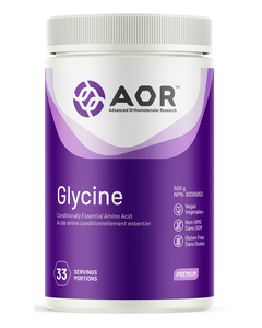 Glycine is the smallest and simplest of amino acids. It is the second most-used amino acid in the synthesis of proteins and enzymes in the body, and acts as an inhibitory and excitatory neurotransmitter in the brain and spinal cord.