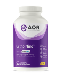 Ortho Mind is an advanced formula for cognitive health that contains synergistic ingredients in doses supported by clinical research. These include: R-lipoic acid, acetyl-L-carnitine, Citicoline, the Ayurvedic herb Bacopa monnieri, L-pyroglutamic acid and the Asian herb Panax ginseng.