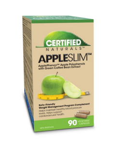 Certified Naturals™ AppleSlim™ is a natural supplement for use in weight management programs and cardiovascular support.  AppleSlim™ contains the world’s leading apple polyphenol ingredient - ApplePhenon™ together with green coffee bean extract.