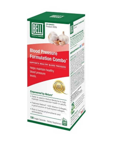Formulated to reduce blood lipid levels. Bell Lifestyle's Blood Pressure Formulation Combo is a natural alternative to help support your health. It unites Naticol 1000 Marine Collagen (a source of fish peptides) with health-enhancing herbs, backed by centuries of traditional use.