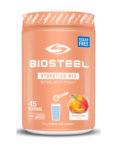 BioSteel Hydration Mix has been designed in the most natural way possible to help keep you hydrated throughout the day. Our zero sugar formula is made from clean, quality ingredients, and contains no artificial flavours and colours. Added vitamins and minerals help support overall good health and the normal function of your immune system. Simply mix into your water for clean, healthy hydration.