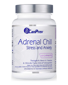 Say hello to Adrenal Chill. CanPrev’s newest evidence-backed formulation is designed to increase your resistance to stress and anxiety.
