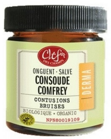 Clef des Champs Organic Comfrey Salve Ointment is Traditionally used in Western herbalism to heal sprains, bruises and fractures. 