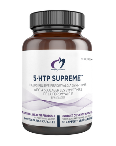 5-HTP Supreme™ is a synergistic formula of 5-hydroxytryptophan (100 mg) and vitamin B6 (20 mg) per serving for supporting overall neurotransmitter metabolism by providing precursors of serotonin.